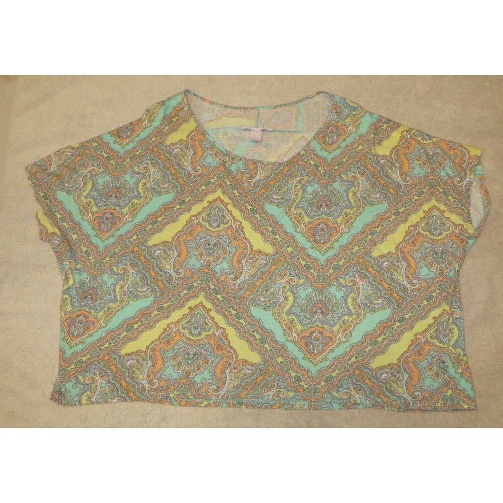 Victoria's Secret Paisley Shirt Top Size Medium M